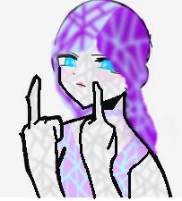 cracked glass girl - ibisPaint