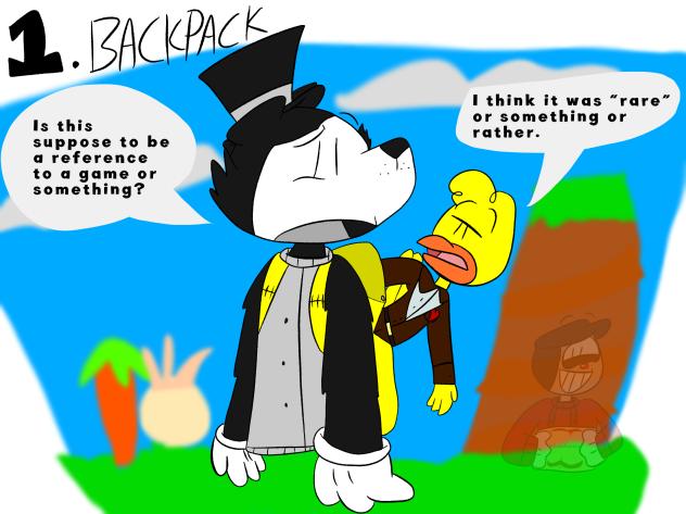 Inktober day 1. Backpack