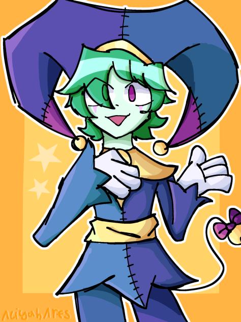 a freaking nameless jester oc