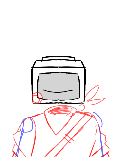 The final sketch•. for Cody