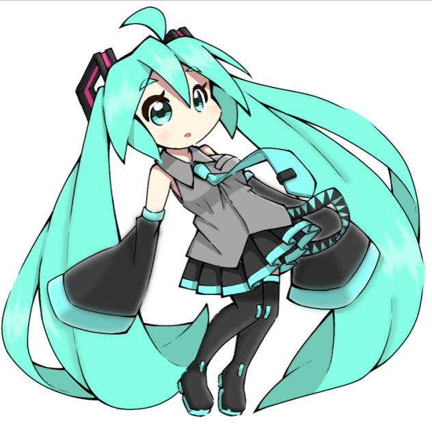 初音ミク（線画）