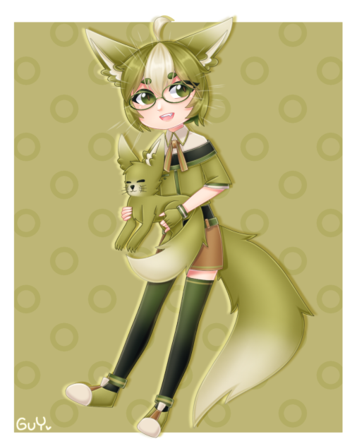 GreenTea Boi Fox & Boy