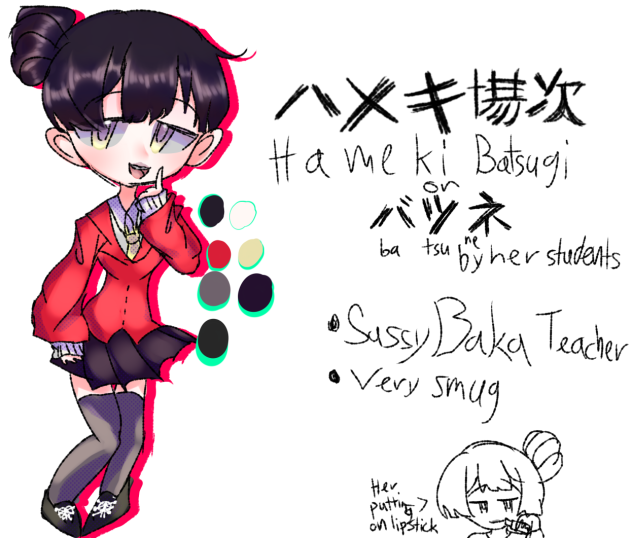 Hameki character sheet