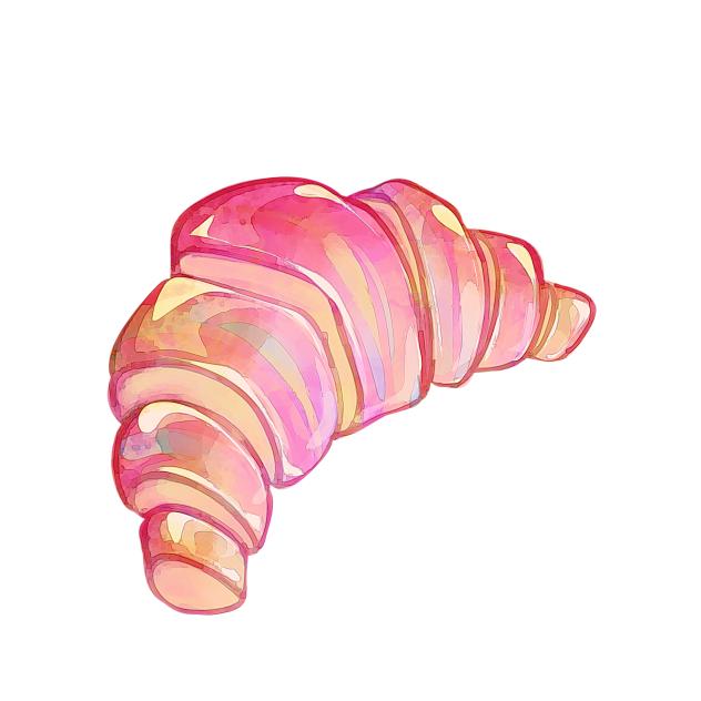 pink croissant