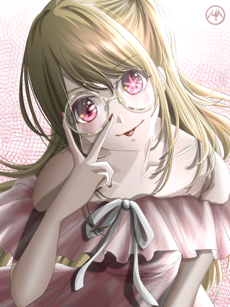 星野ルビー　メガネ