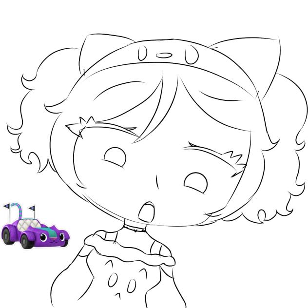 Meet carlita(colorig page)