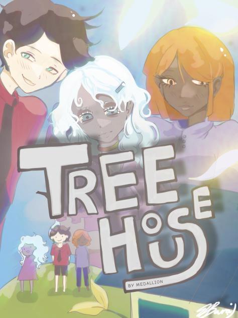 Medallion's Treehouse fanart🤎🤍🧡