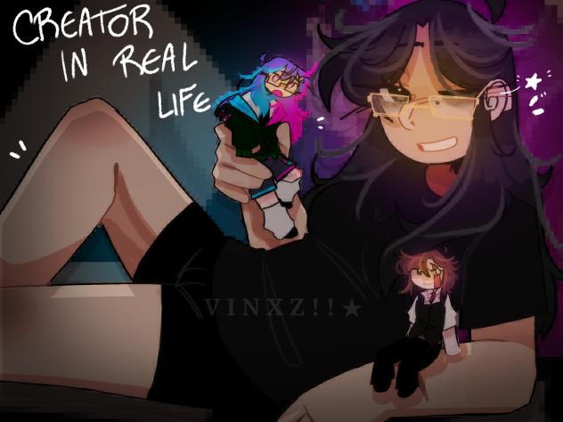 creator irl and creator oc - ibisPaint