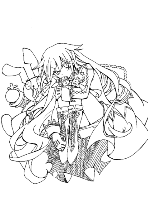 アリス 線画 Pandora Hearts Ibispaint