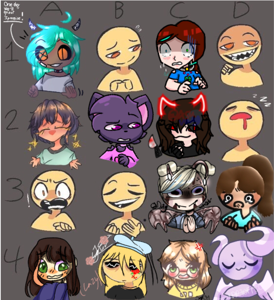 Emotions collab - ibisPaint