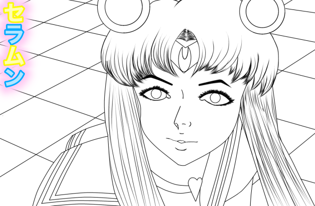 Sailor Moon v2 (Coloring Page) [Updated]