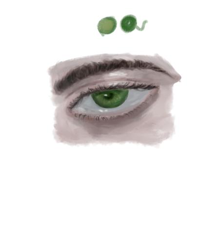 Green eye