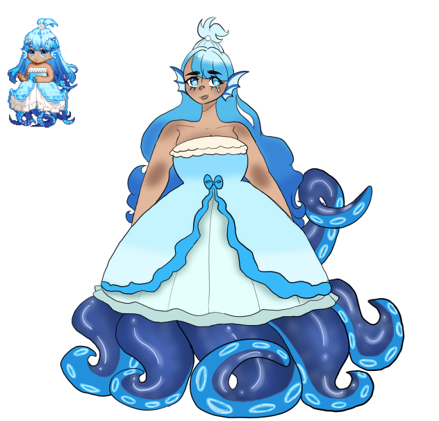 Octavia character drawing