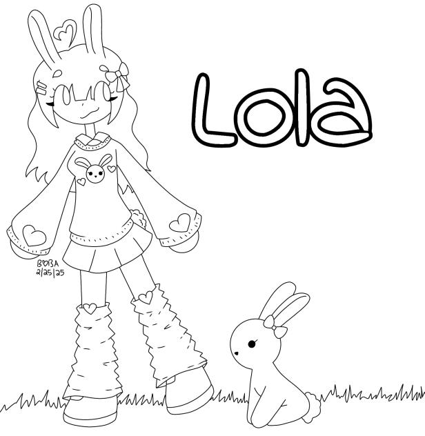~•°•^•°•{Lola coloring page}•°•^•°•~