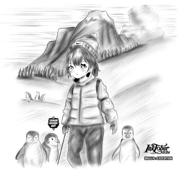 INKTOBER 2024 DAY 24 EXPEDITION