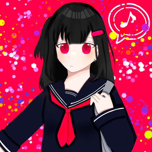黒髪×セーラー服×ピアス!!