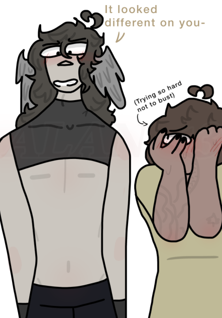 Switched clothes