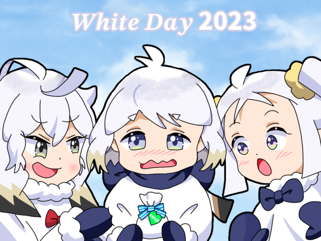 ホワイトデーこまエナガちゃん
