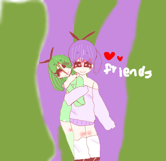 Green grape and purple grape