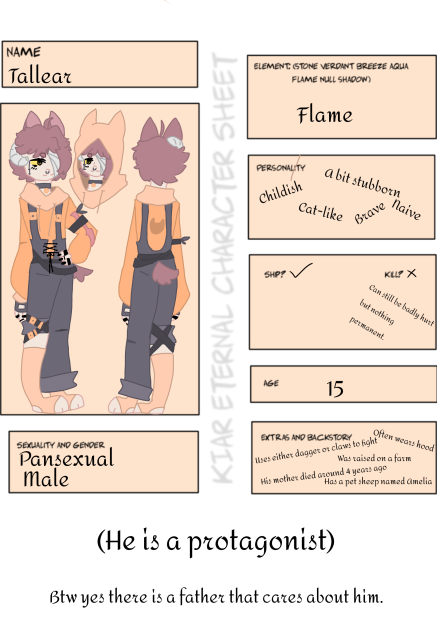 Character for Kiar Eternal