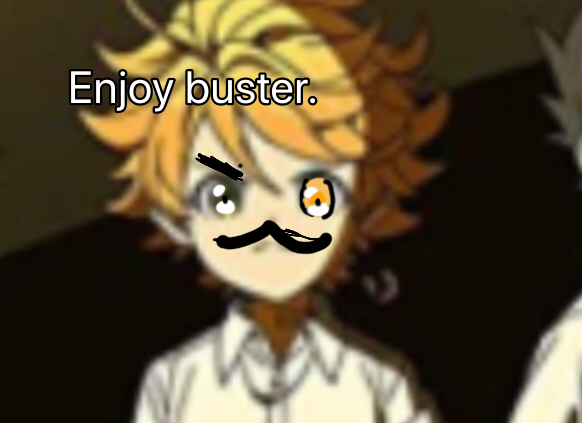Shh shh don’t cry, mustache Emma is here