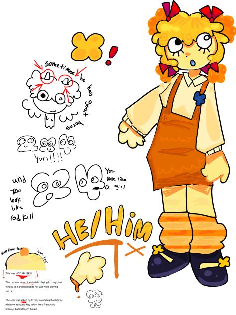 (TW scars!!!) X design - remake
