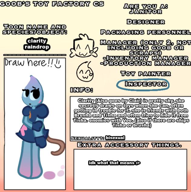 goobs toy factory character