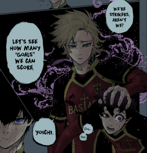 isagi, kaiser & ness manga colour