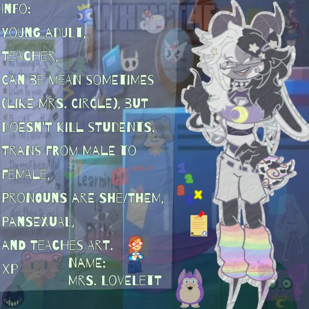 My new FPE OC, Mrs. Lovelett!