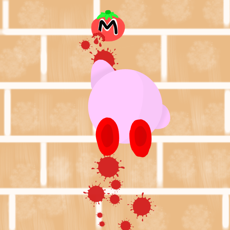 マキシマムトマトを取り損ねたカービィ Ibispaint