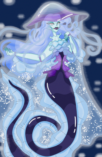 Jellyfish mermaid