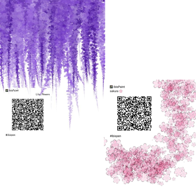 Brush flowers ibisPaint