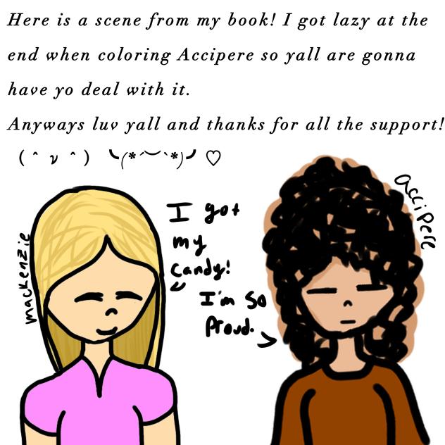 Scene from my book （＾ν＾）