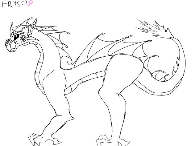 Frysta - IceWing x LeafWing oc! WIP