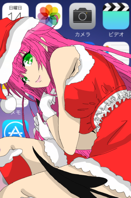 ララサンタがスマホにきた