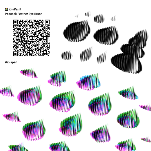 Peacock Feather Eye Brush