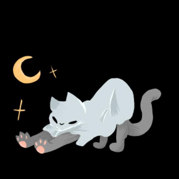 75$ ghost cat commission