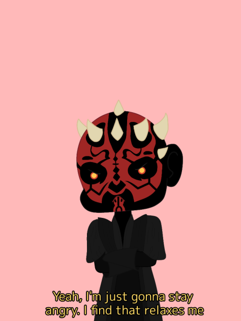 Mad baby Darth Maul