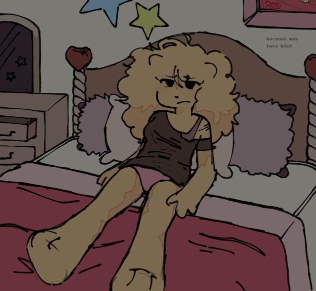trapped in her own despair