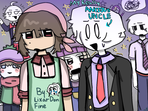 My really anxious uncle art