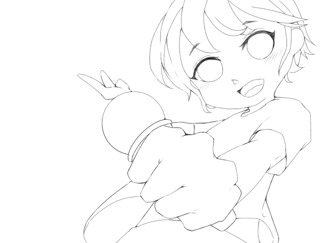 ♪ 線画