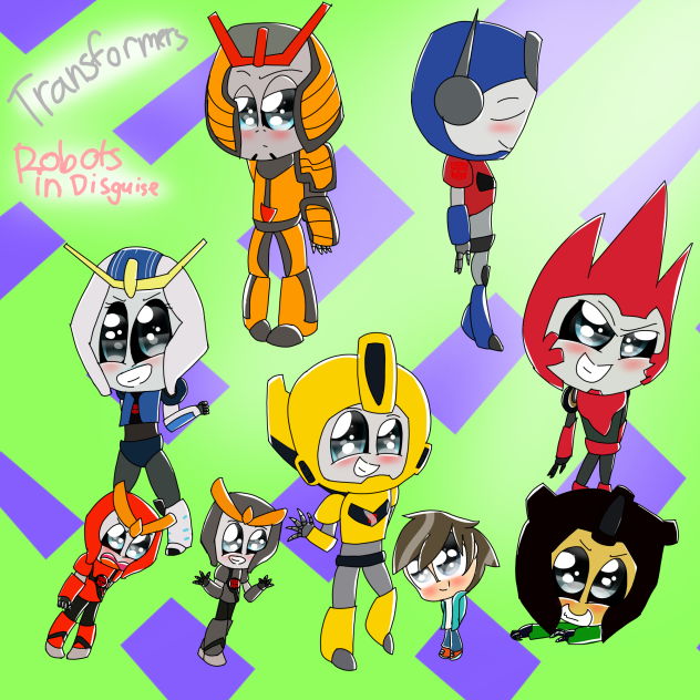 Transformers RID Chibi speedpaint