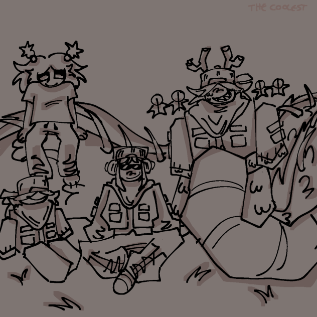 My 4 different versions of my persona