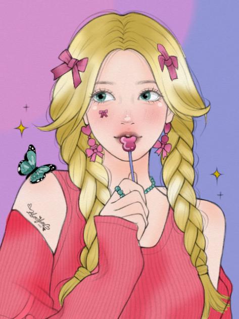 ✨🎀she is just girl🎀✨