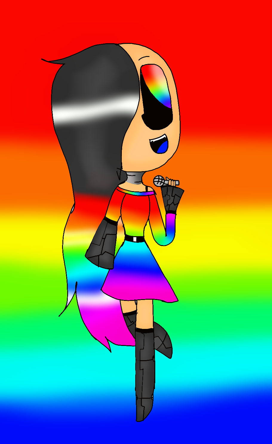 rainbow singing - ibisPaint