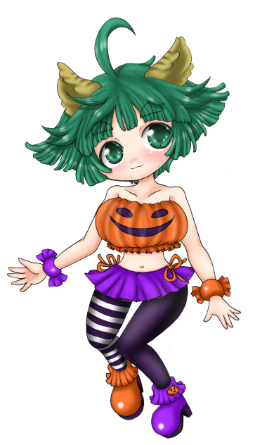 ハロウィンオリジナルキャラ