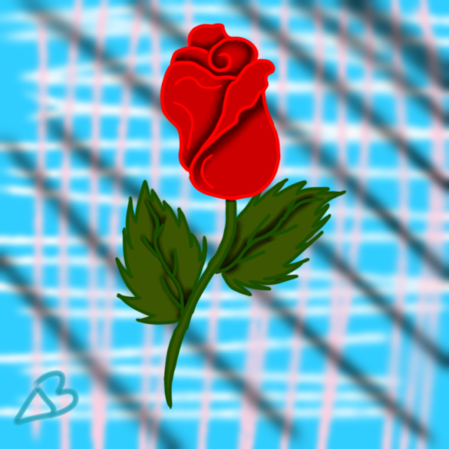 Rose In Gramie Grammy's Rose - ibisPaint