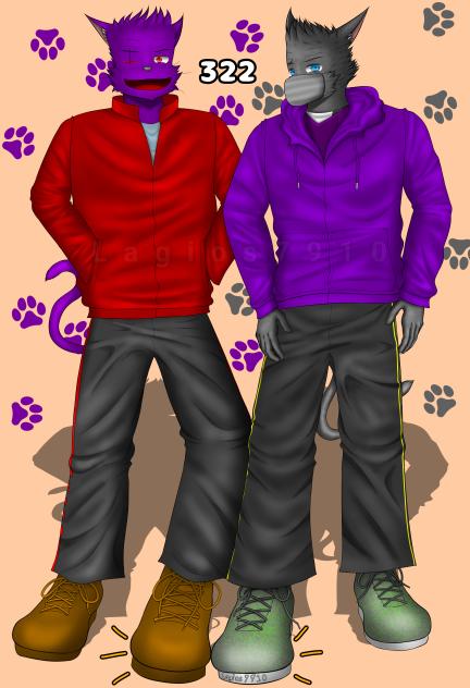 哭斗君×龍人君　😸322😸