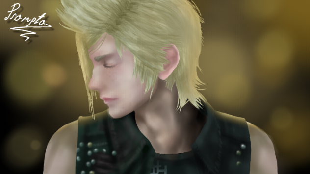 Final FantasyXV-Learning Draw~Prompto