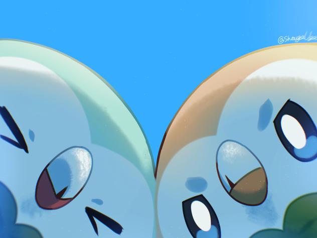 にらめっこ